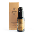 apimi, foot cream, gold and black package, glass ariless ,50 ml, gold cardboard box